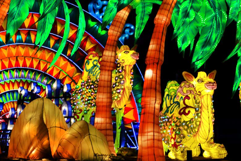 Entrada do Dubai Garden Glow