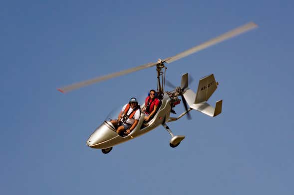 Voo de autogiro em Dubai