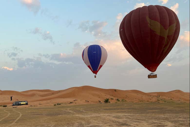 Desfrutaremos de uma experiência inesquecível ao amanhecer
